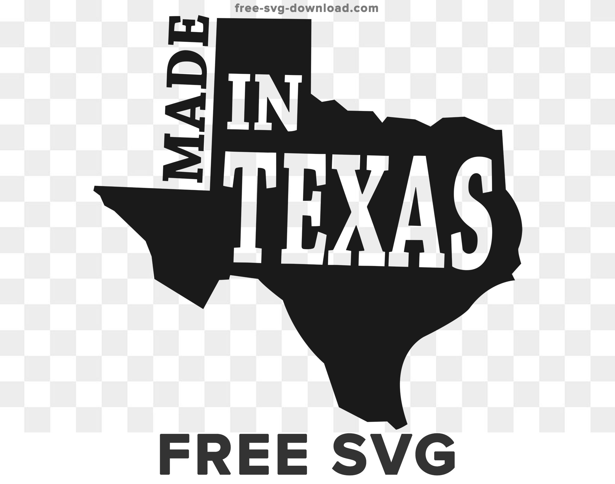 Made in Texas Svg