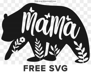 Download Mama Bear Svg | Free SVG Download