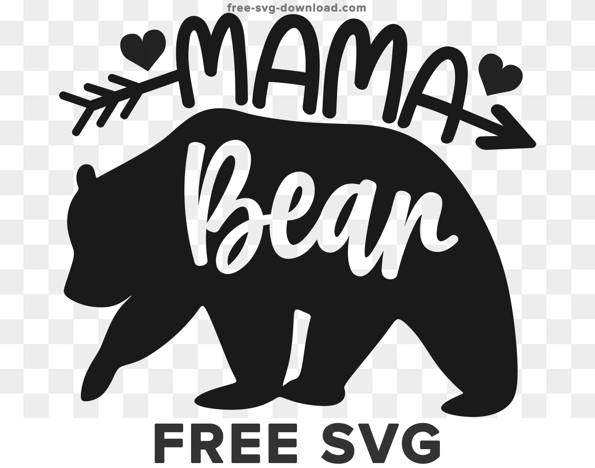 Mama Bear Svg