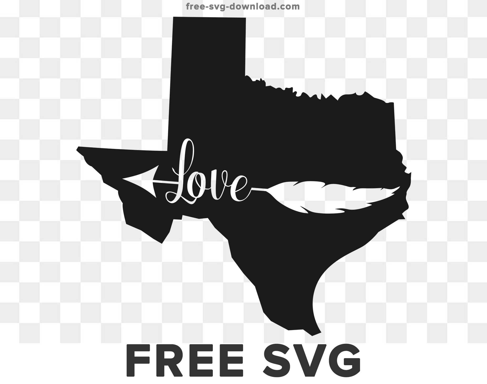 Texas State Svg Cut File