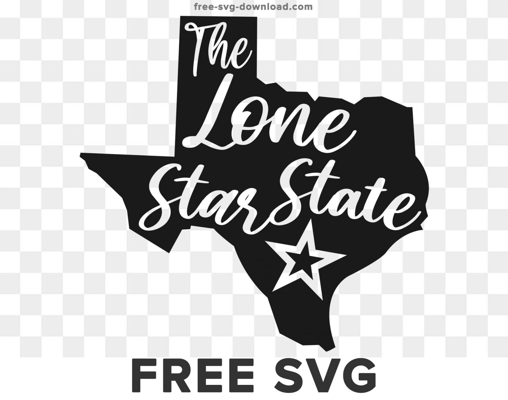 Texas Svg The lone star state | Free SVG Download